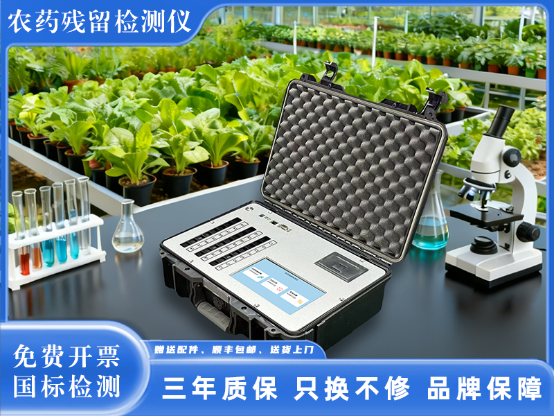 质量安全承诺达标合格证农药残留检测打印一体机