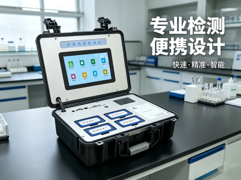 农产品承诺达标质量安全合格证打印农药残留检测一体机